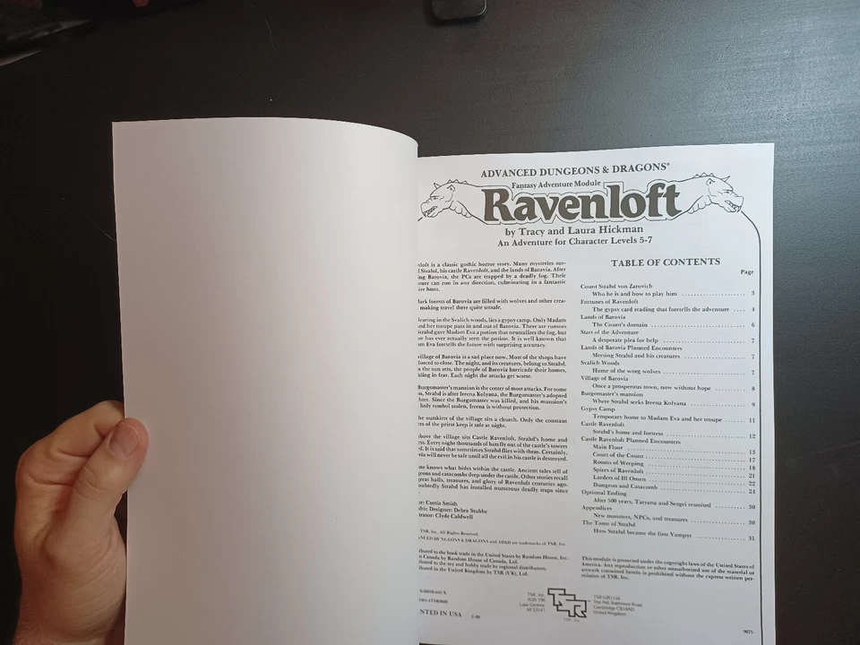I6 Ravenloft (1e) - Dungeons & Dragons - D&D - AD&D - Image 3 of 4