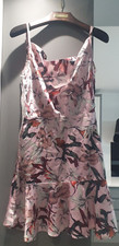 Pretty Little Thing - Pink Midi Floral Dress - UK Size 6