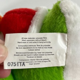 Yoshi Plush 2010 Nintendo Super Mario Bros Plush Green Stuffed Toy 9" NES