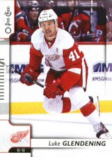 2017-18 O-Pee-Chee #428 Luke Glendening Detroit Red Wings
