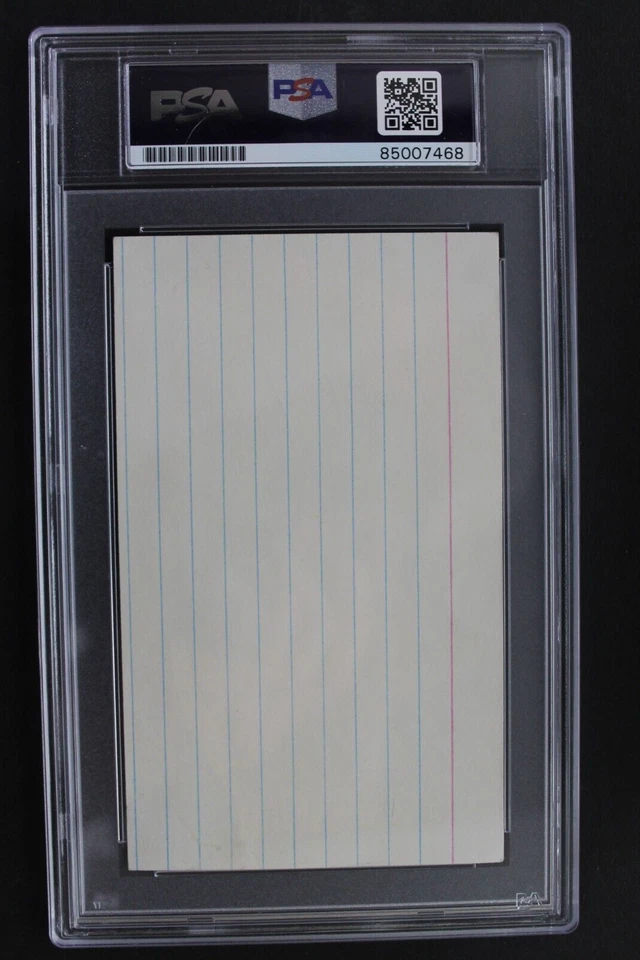 Sandy Koufax HOF LA DODGERS Signed 3x5 Autographed Index Card Cut Auto PSA - Image 3 of 4