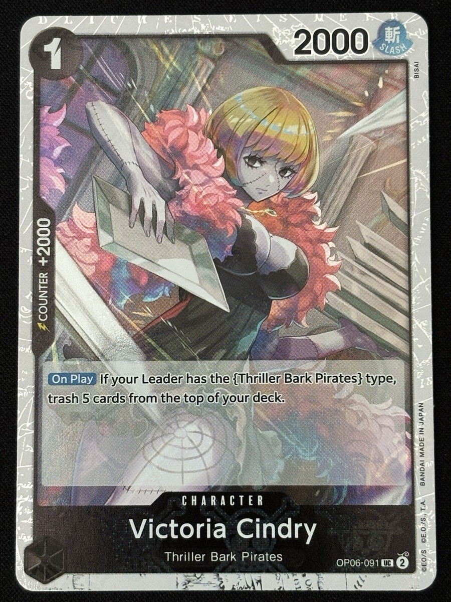 Victoria Cindry OP06-091 (Jolly Roger Foil) - One Piece TCG (PRB