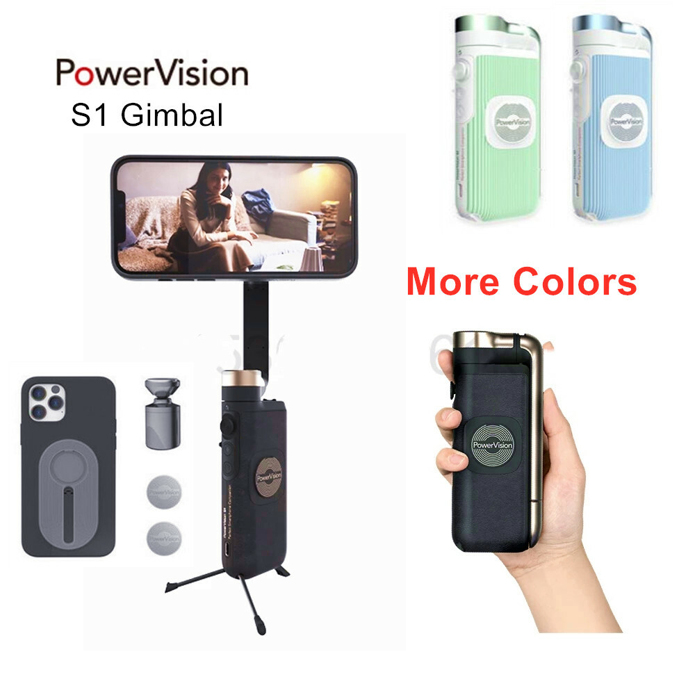 PowerVision S1 3-Axis Gimbal Stabilizer Power Follow AI Tracking For  Smartphone