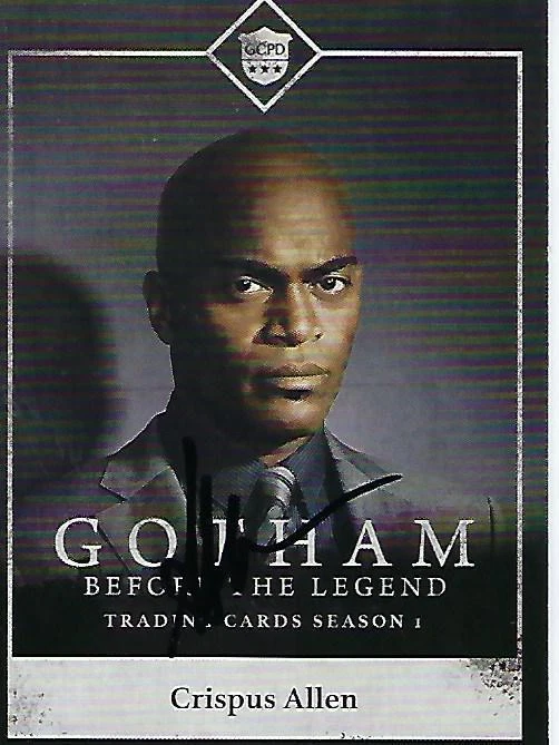 ANDREW STEWART JONES SIGNED 2014 "GOTHAM" #C11   CRISPUS ALLEN