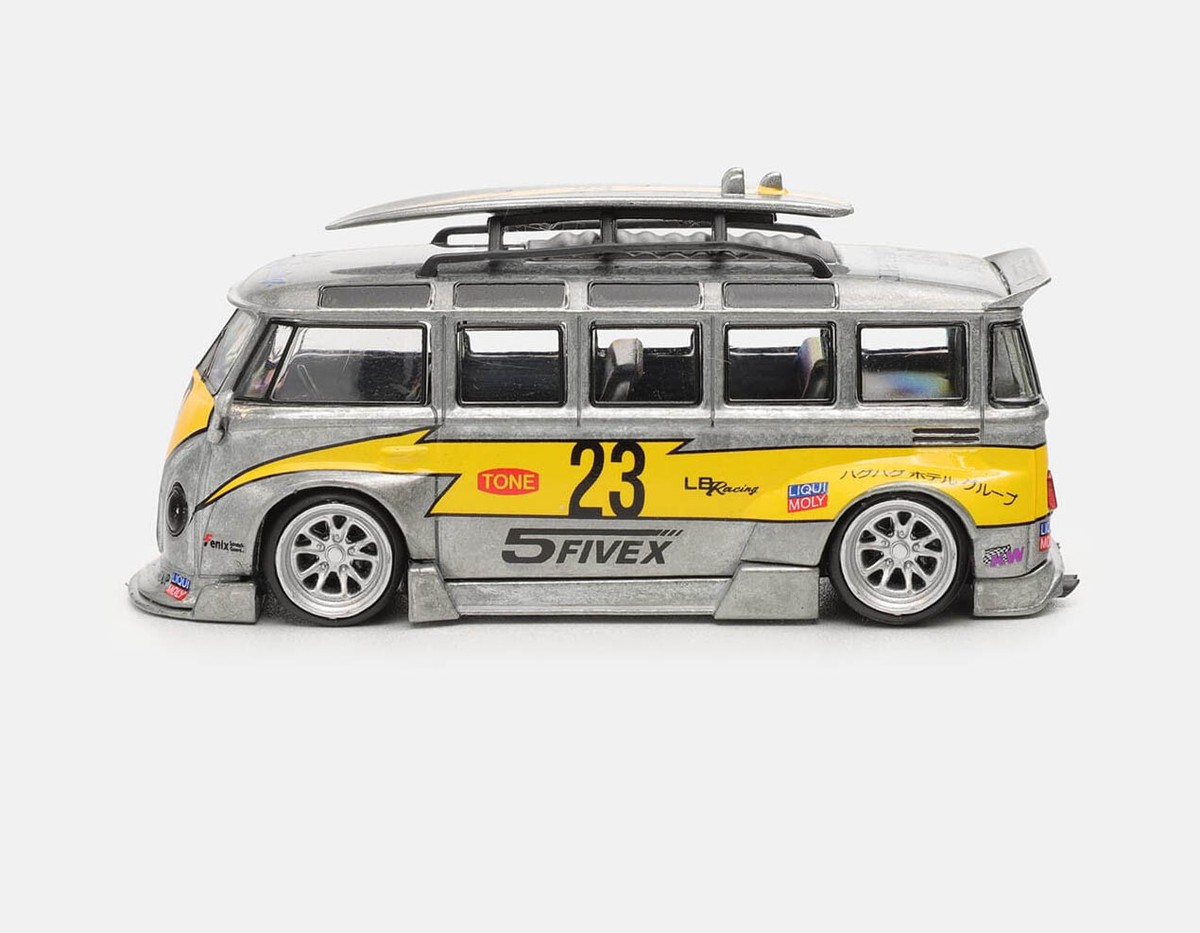 AUG 2024 LMLF 1/64 VW VOLKSWAGEN T1 Kombi Raw Silver Flash