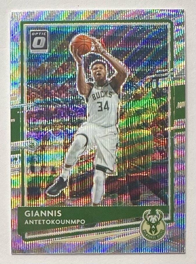 その他 Giannis Antetokounpo Silver Prizm Optic 2020-21 Optic NBA Giannis Antetokounmpo Silver Wave Prizm