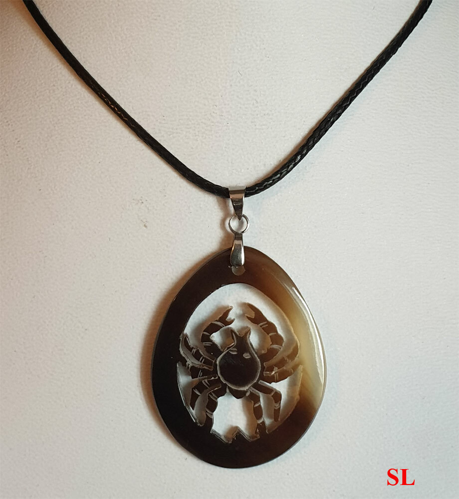 Collier Artisanal Signe Du Zodiaque Cancer - Neuf Sans Emballage, Bijou Unique Et Personnel