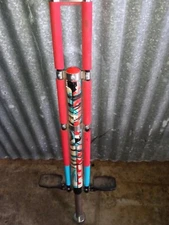 Pogo Stick Double P*G Red Blue 41" 