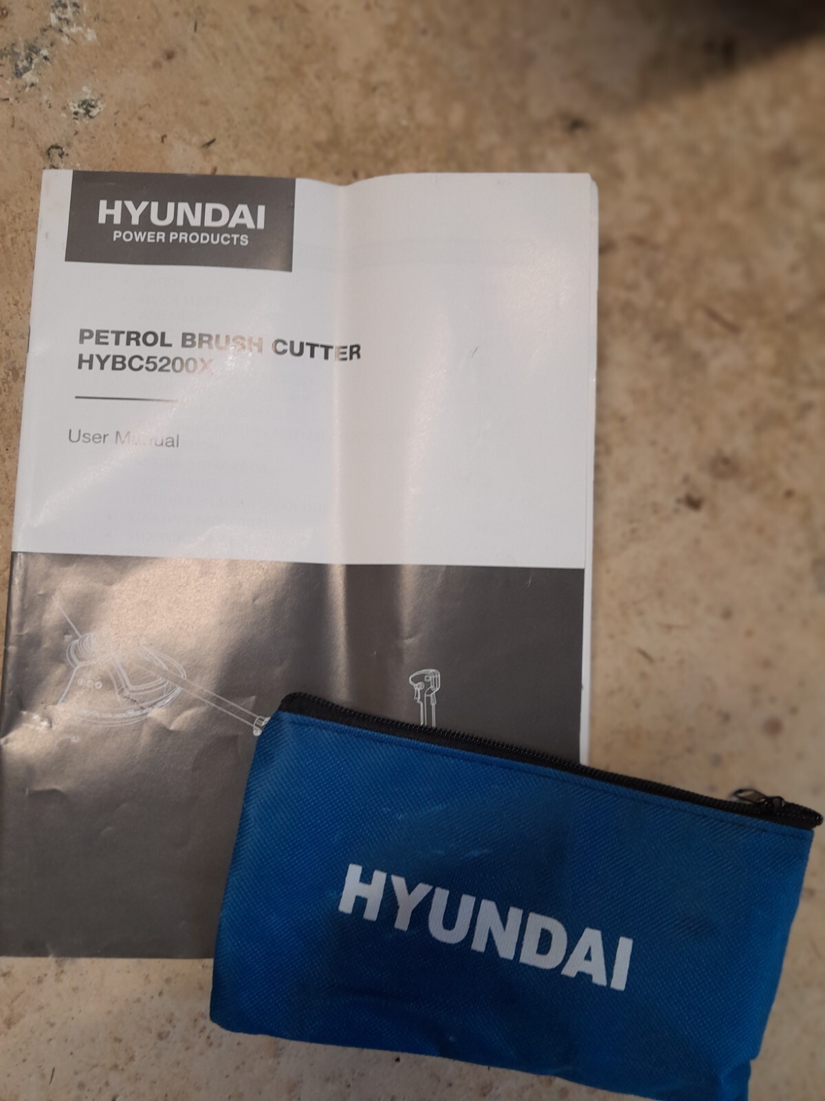 Hyundai HYBC5200X 52cc 2-Stroke Petrol Grass Trimmer Strimmer New ...