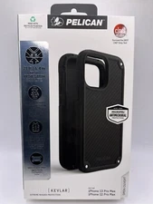 Pelican Shield Case With Clip for iPhone 13 Pro Max (6.7") Black Made W/ Kevlar