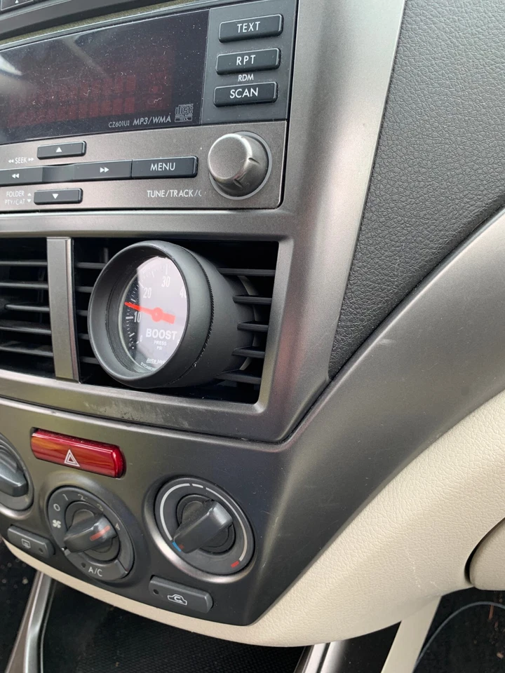 WRX STI Impreza 08-14 medidor de ventilação central pod passageiro - Imagem 3 de 4