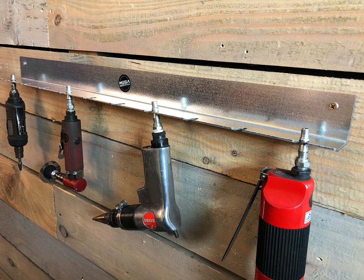 Air Tool Houder 10 Stuks Ruimtebesparende Hanger, Pneumatisch