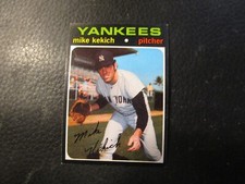 1971 TOPPS#703  MIKE KEKICH YANKEES    EXMT+     PN#703