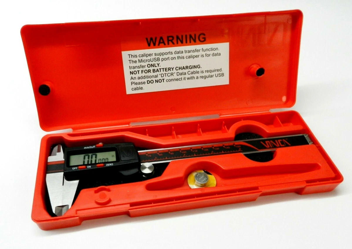Digital Caliper VINCA DCLA 0605 Electronic Digital Vernier Micrometer Caliper 6