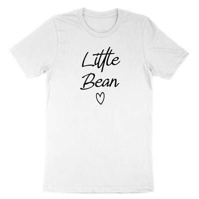 Funny Sayings Toddler Shirt Minimalist Kids T-Shirt Little Bean Printed  Cute Tee - Main Image