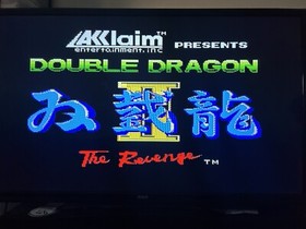 Vintage Game-Double Dragon 1 & 2 (Nintendo NES, 1988) TESTED Working
