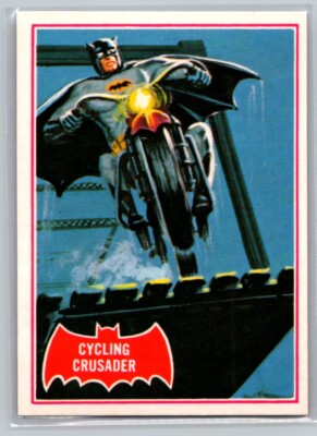 1966 TOPPS BATMAN RED BAT 10 Cards set Bat Man PUZZLE (1989