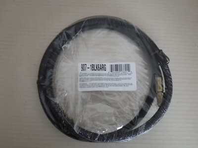 BEST WELDS (907-1BLK6ARG) 6 Ft. X 1/4'' Black Inert Argon Welding Hose