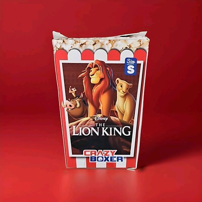 Disney Lion King Crazy Soft Touch Boxer Briefs MENS SIZE S NEW NIB 28-30