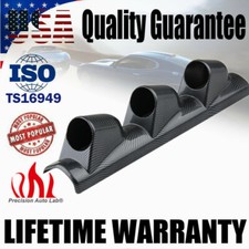2 52mm Racing Pod Pillar Left Hand Triple 3 Hole Meter Mount Gauge Holder