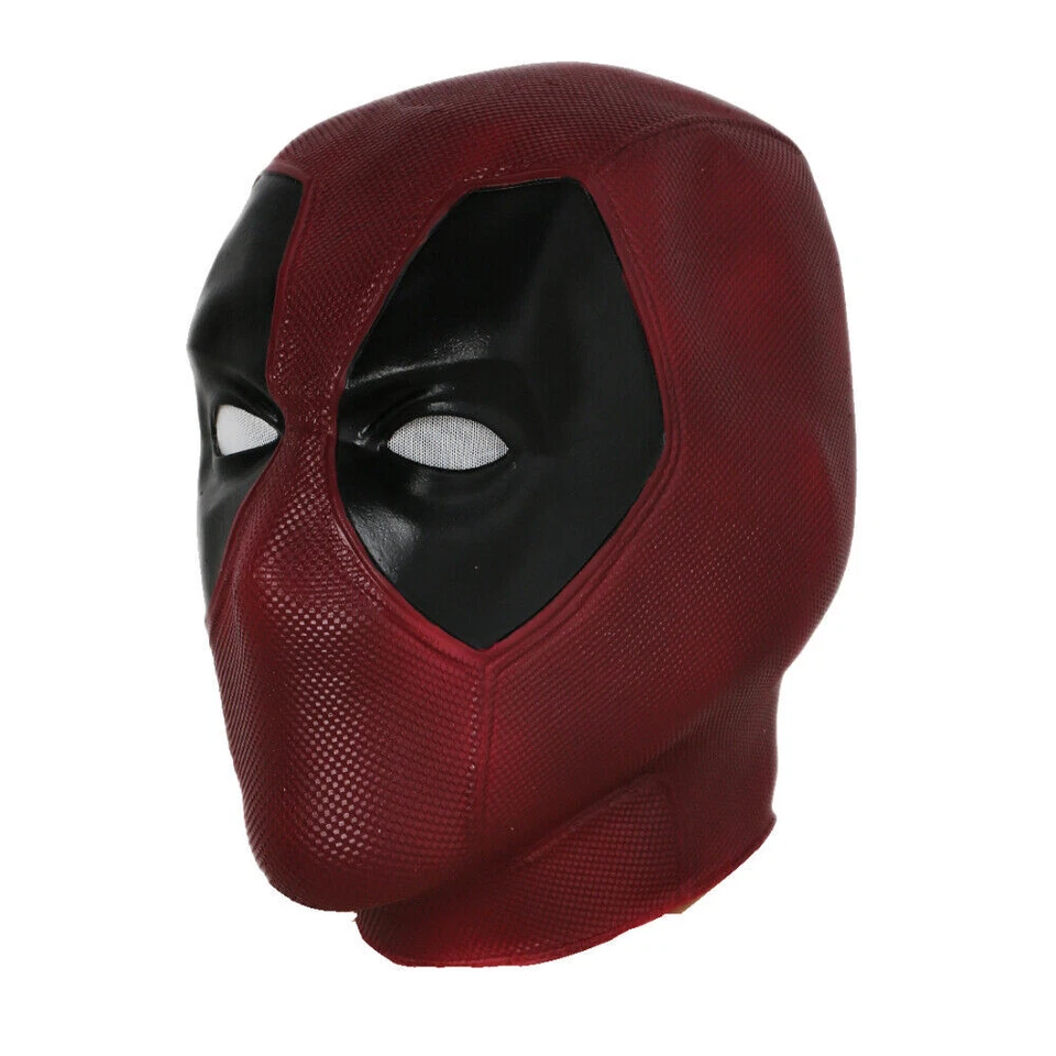Xcoser Deadpool Mask Full Head Latex Cosplay Costume Replica Prop Halloween - Image 4 of 4