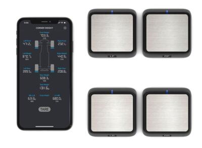 Powerhobby SCWS2000 Bluetooth RC Corner Weight Scale System w/ 4 Scales