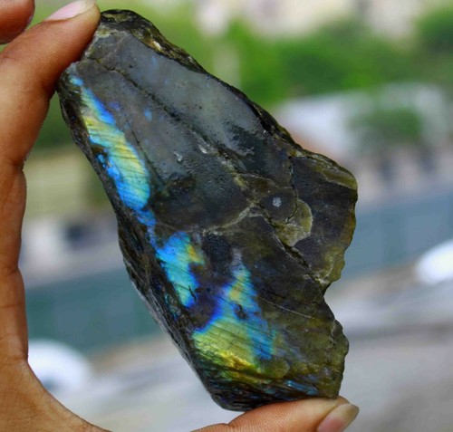 Labradorite 1162.20Ct Certificato Naturale Gemma Sfuso Grezzo VP - Picture 3 of 4