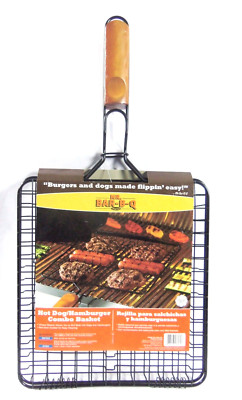 Mr. Bar B Q Hamburger/Hot Dog Combo Wire Basket