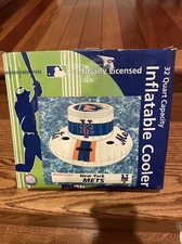 NY METS INFLATABLE POOL COOLER 32 QT MLB LICENSED NEW! FREE SHIPPING!