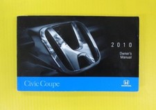 2010 Honda Civic Coupe Owners Owners Manual Coupe Oem