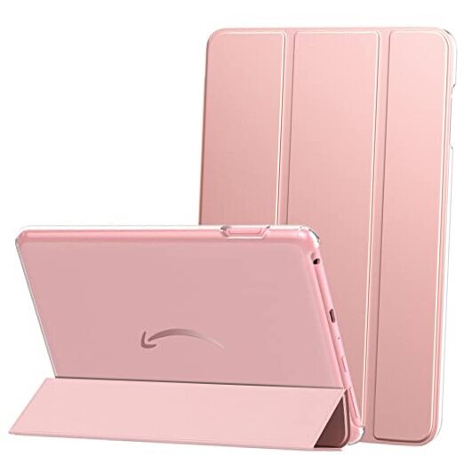 Case Fits All-New Amazon Kindle Fire HD 8 & 8 Plus Tablet(12th Rose Gold