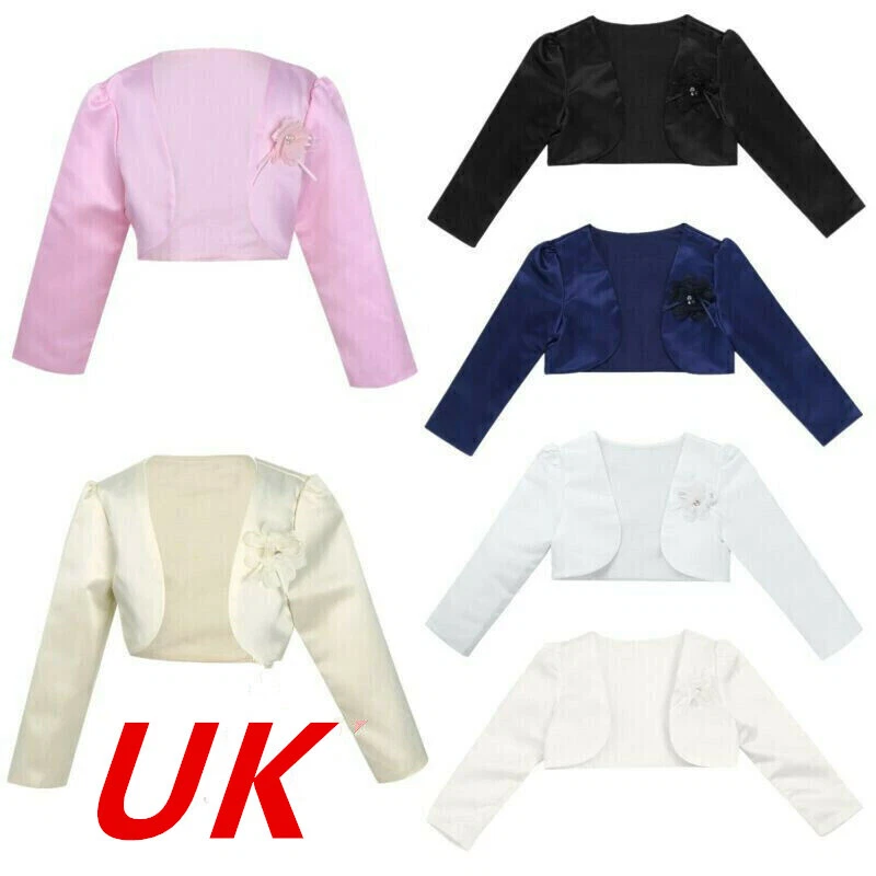 Girls top wedding cardigan