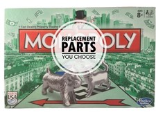 Monopoly Special Edition Board Game Classic Dog Cat REPLACEMENT PARTS