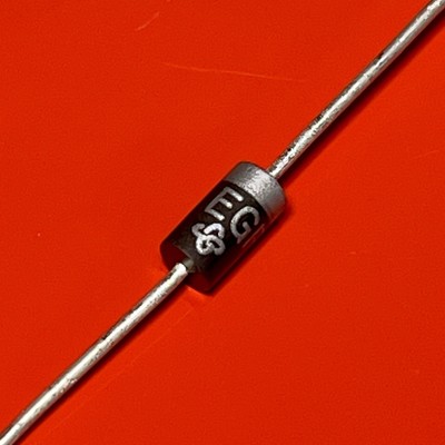 [2x) EGP20 VISHAY Glass Passivated Ultrafast Plastic Rectifier 100V 2A DO-204AC