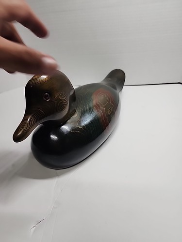 Valerie Bundy Ducks Unlimited Special Edition 1987-1988 Holz Figur Lockvogel braun - Bild 4 von 6