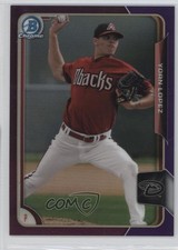 2015 Bowman Draft Chrome Purple Refractor 16/250 Yoan Lopez #2 j2c