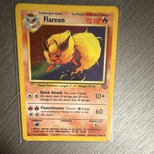 Pokemon TCG 1999 Jungle Flareon 3/64 Holo Rare Unlimited 70 HP EN on eBay