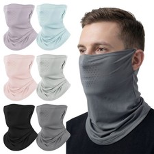 Ice Silk Neck Gaiter Cooling Sun Protection Face Mask for Cycling Fishing Riding