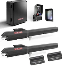 LiftMaster LA500PKGUL Dual Swing Gate Opener Kit 1/2 HP DC Operator