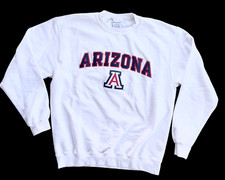 Champion University of Arizona Wildcats Embroidered Crew Neck Sweatshirt LARGE