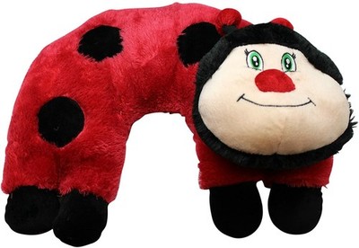 Kelly Toy Large Lady Bug Pillow Chums Kids Neck Pillow NEW