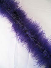 Purple Marabou Feather Boa   2 Yards 6 ft   15 Gram Weight