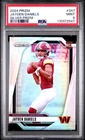 2024 Panini Prizm Jayden Daniels #347 Silver PSA 9 POP 2166