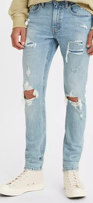 NEW Levis 510 Jeans Mens 30x30 Medium Wash Stretch Tapered Skinny Fit Flex
