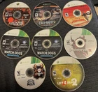 Lot of 8 Xbox 360 Games Left 4 Dead 2 Call of Duty Watch Dogs Gears of War