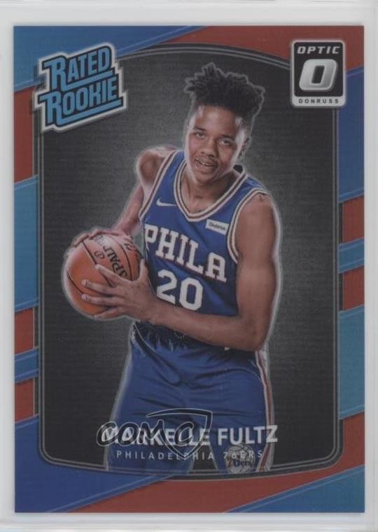 2017-18 Panini Donruss Optic Rated Red Prizm 16/99 Markelle Fultz Rookie RC 0oo8