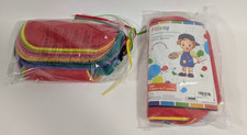 Lot of 2 Pllieay 24 Pieces Total Kids Aprons Fabric Apron 3-7 Years 1 New 1 Open