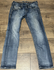 Rock Revival Men s Blue Slim Straight Low Ris...