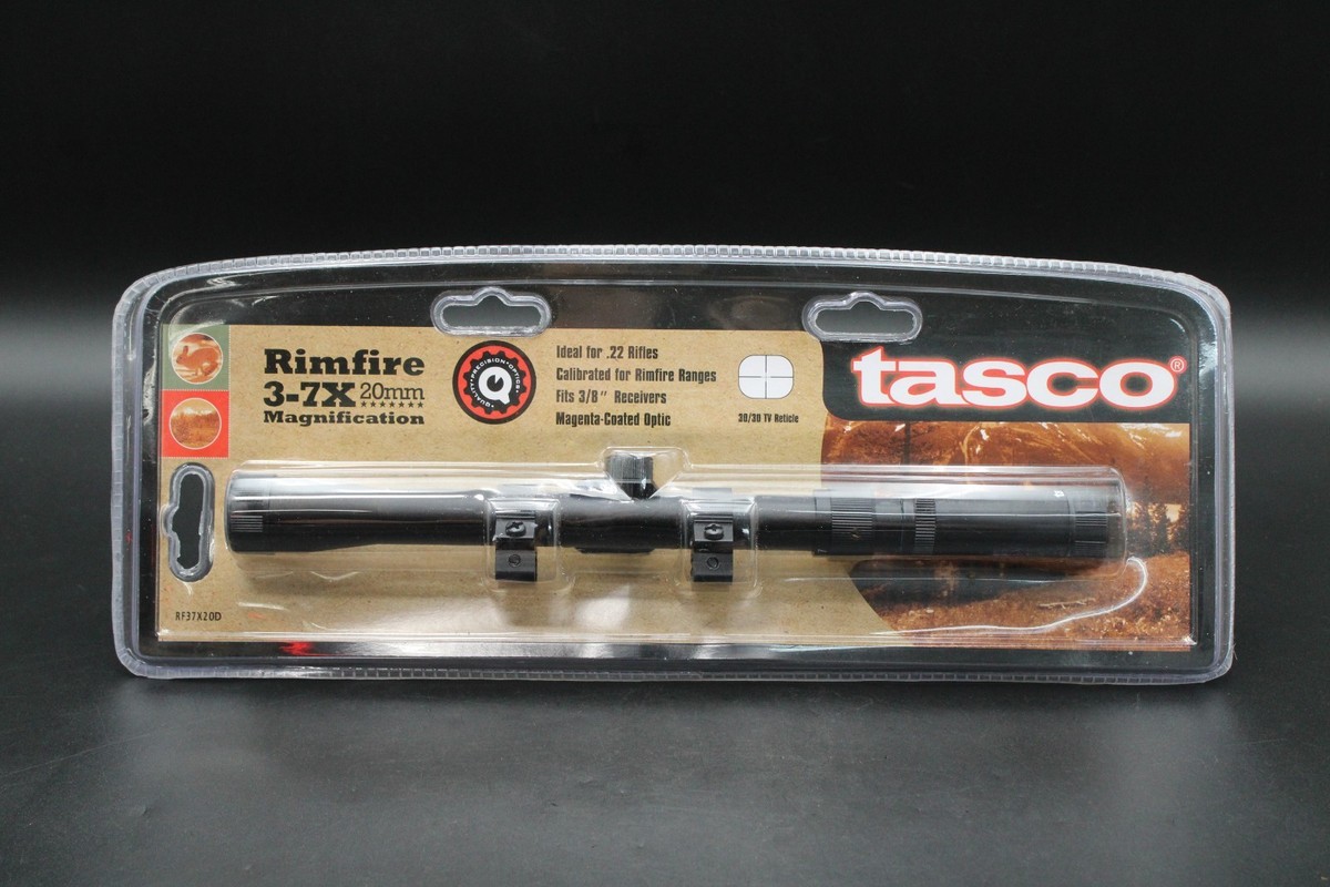Tasco Rimfire RF37X20D 3-7x20mm Rifle Scope for sale online | eBay