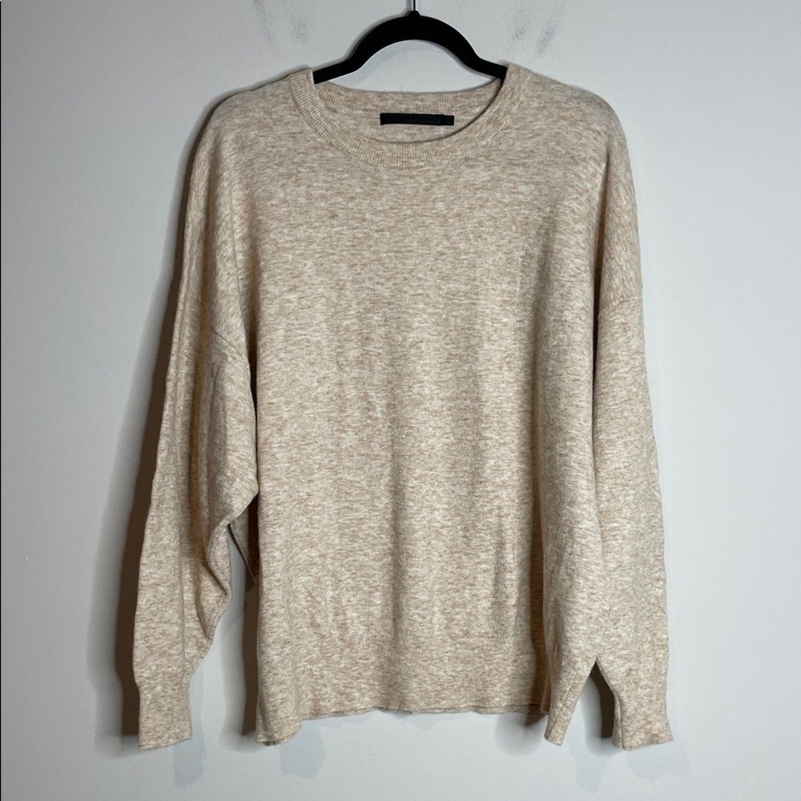 Jenni Kayne Women’s Oversized Creckneck Tunic Sweater Size Medium Wool Blend